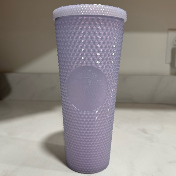 *MUST GO MAKE OFFER* Starbucks holiday icy lilac bling studded cup 24oz - Picture 1 of 2